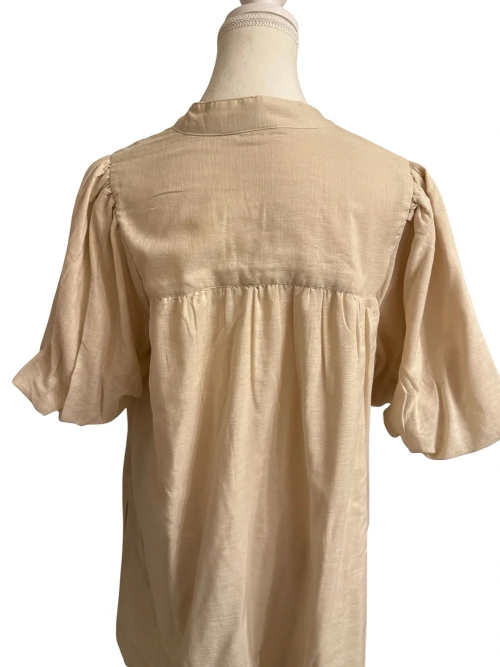 Crown & Ivy XL Embroidered Tunic Dress Coastal Boho Resort Mediterranean - Picture 8 of 10